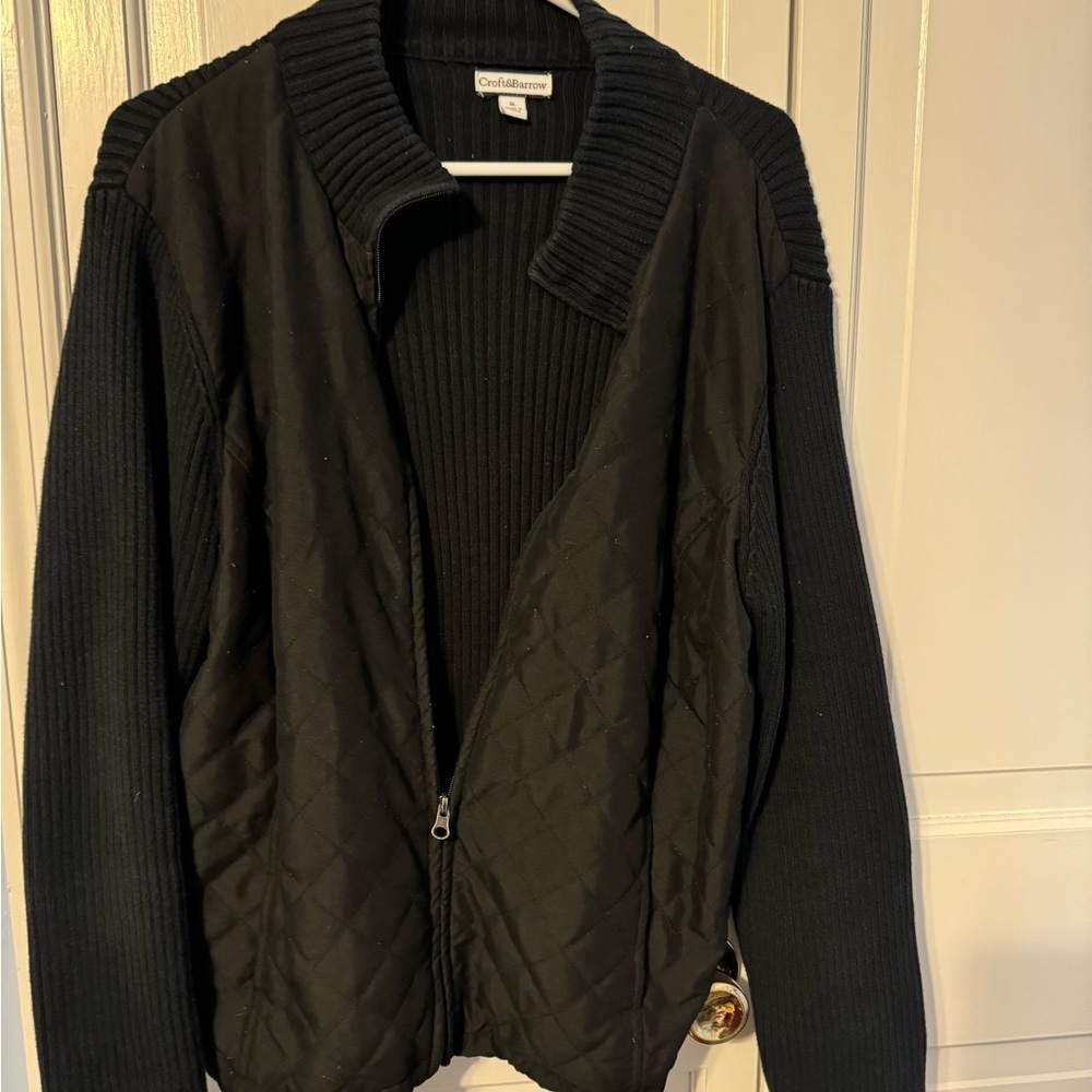 Croft & Barrow Zip up jacket. Mock collar. Light.‎ XL - Picture 4 of 15